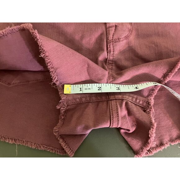 Mossimo high rise cut out floral lace insert cut off jean shorts - Picture 8 of 10